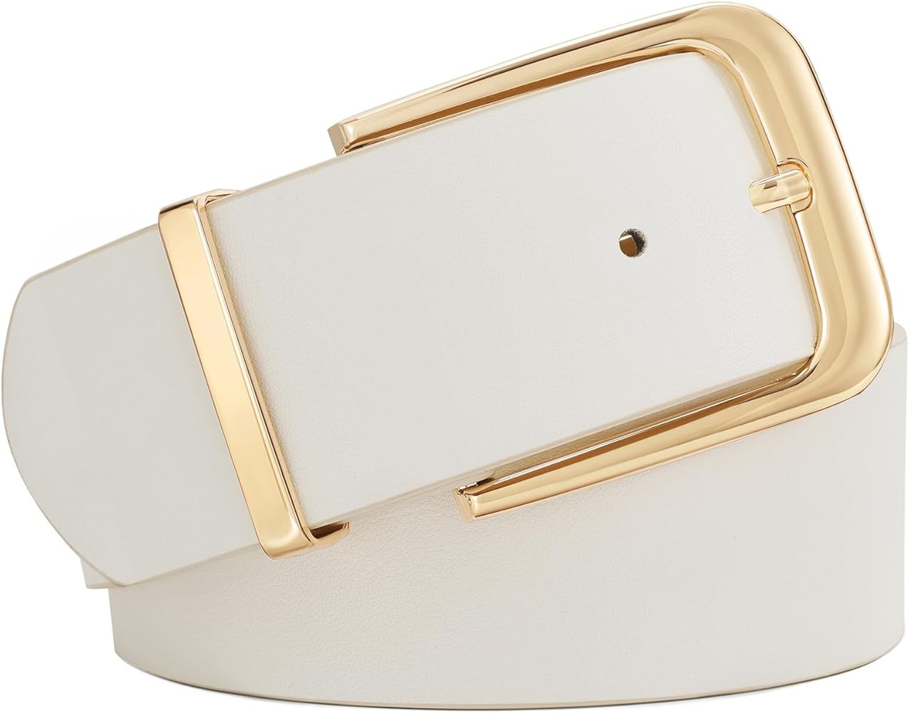 WERFORU Women Wide Leather Belt Women Fashion Wide Belt for Dresses Jeans Ladies Fashion Thick Wa... | Amazon (US)