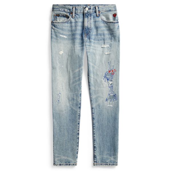 Ralph Lauren Avery Boyfriend Jean in Light Indigo - Size 26 | Ralph Lauren (US)