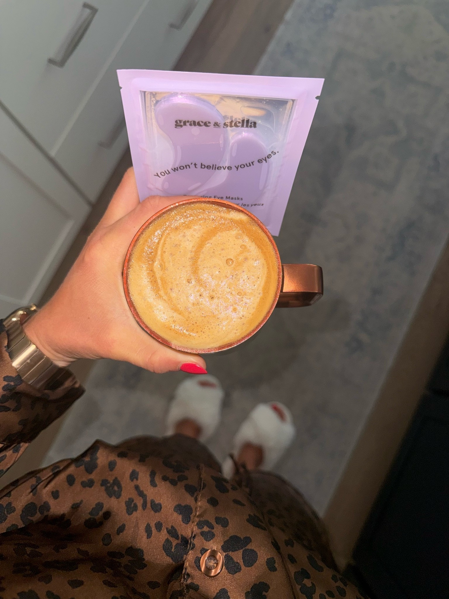 Eye patches to debuff (place in the fridge to chill).
Ember temp controlled mug.
Satin PJs (not stocked but I’ll link similar)
Amazon slippers. My fav.

#LTKselfcare #LTKBeauty