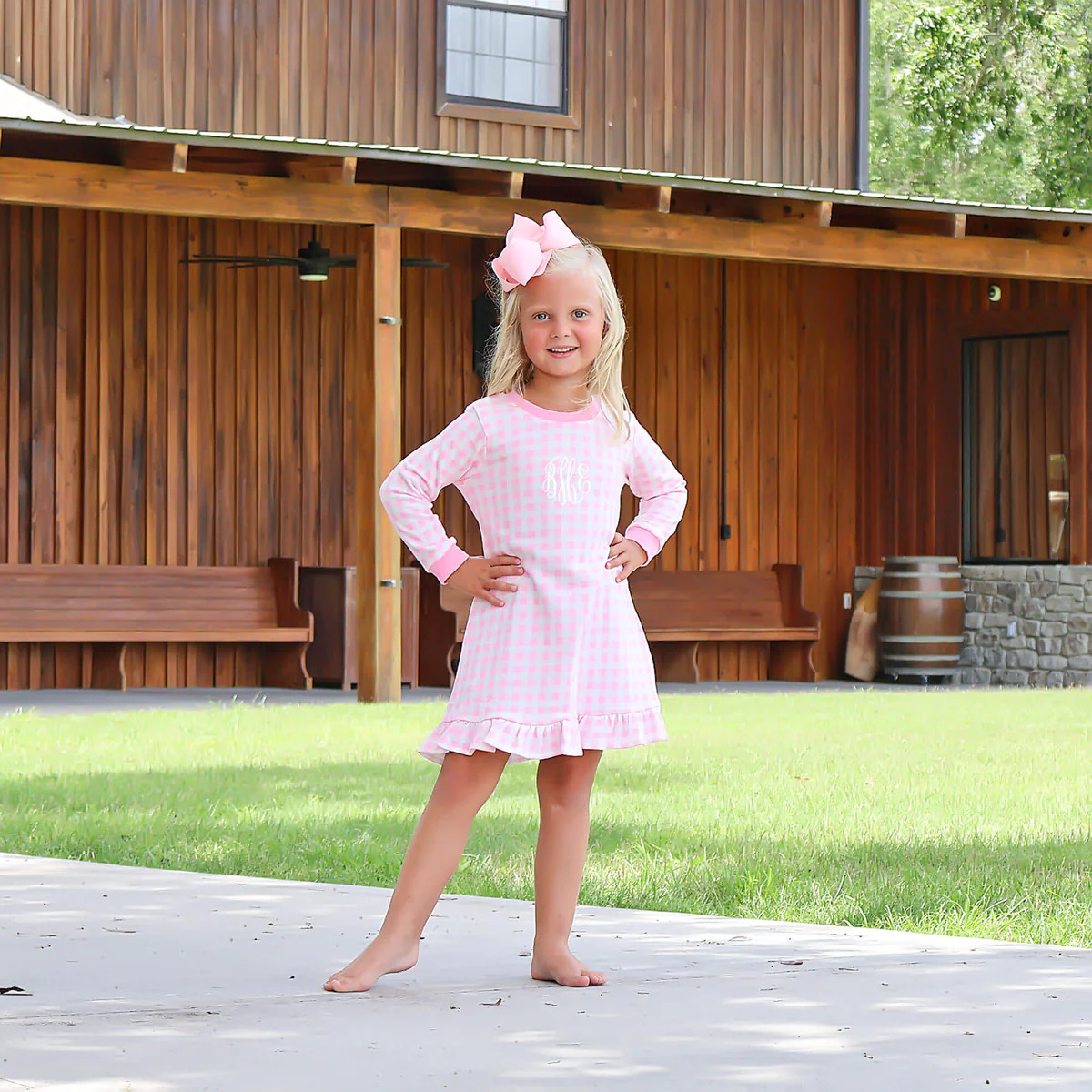 Pink Gingham Abby Dress | Classic Whimsy