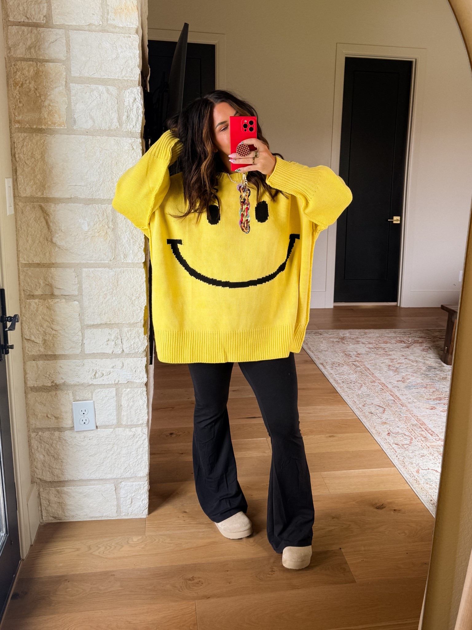 Sweater is from Dressed in Lala, size L/XL
check their website if Nordstrom doesn’t have the color you want. 
Aerie Flare Crossover Pant: Large-tall


#LTKSpringSale #LTKFindsUnder50 #LTKMidsize