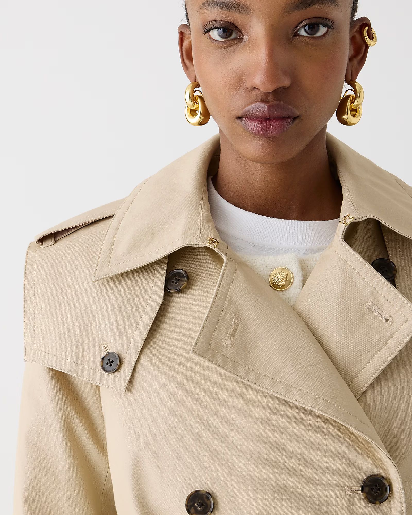 Double-breasted trench coat | J.Crew US