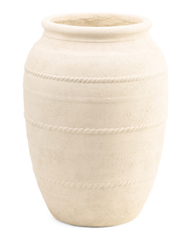 20in Fiber Clay Tall Urn Planter | Marshalls