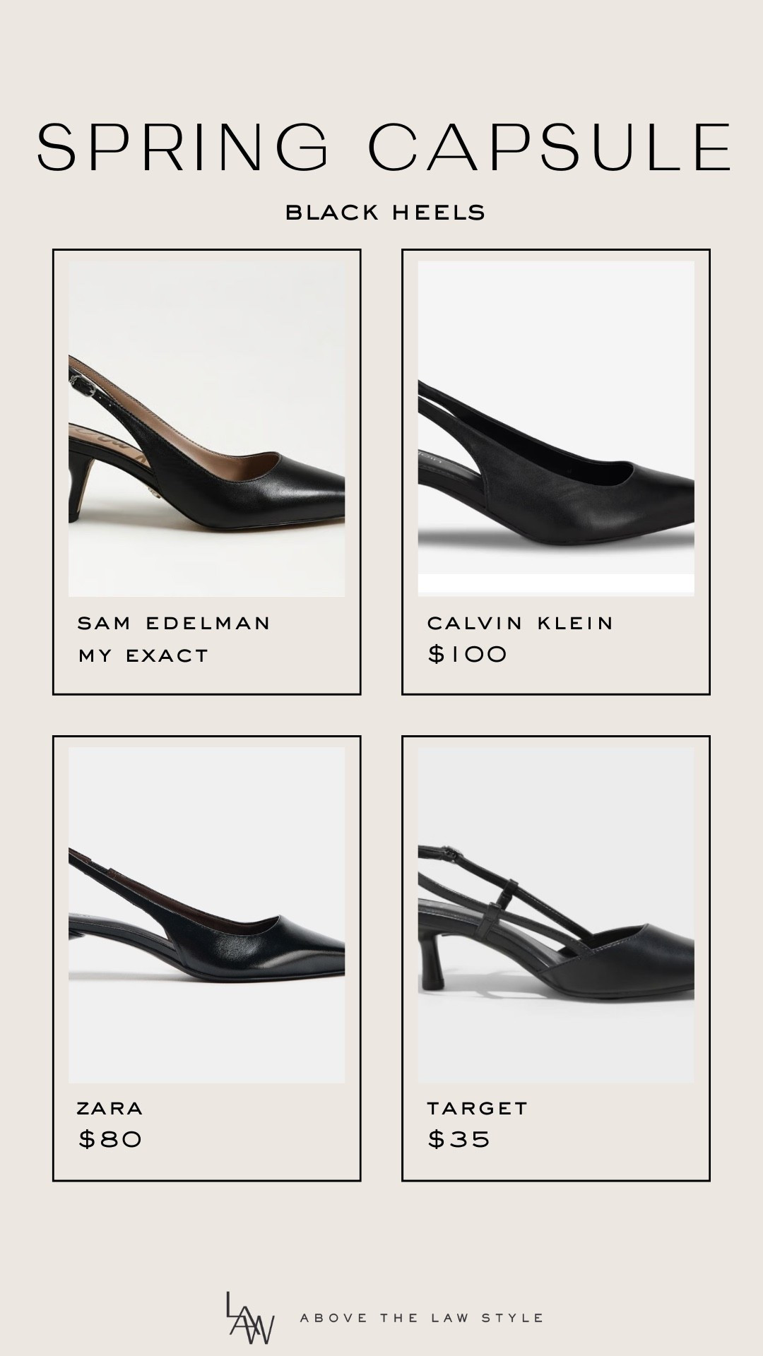 Spring Capsule: Black Heels

#LTKOver40 #LTKSeasonal