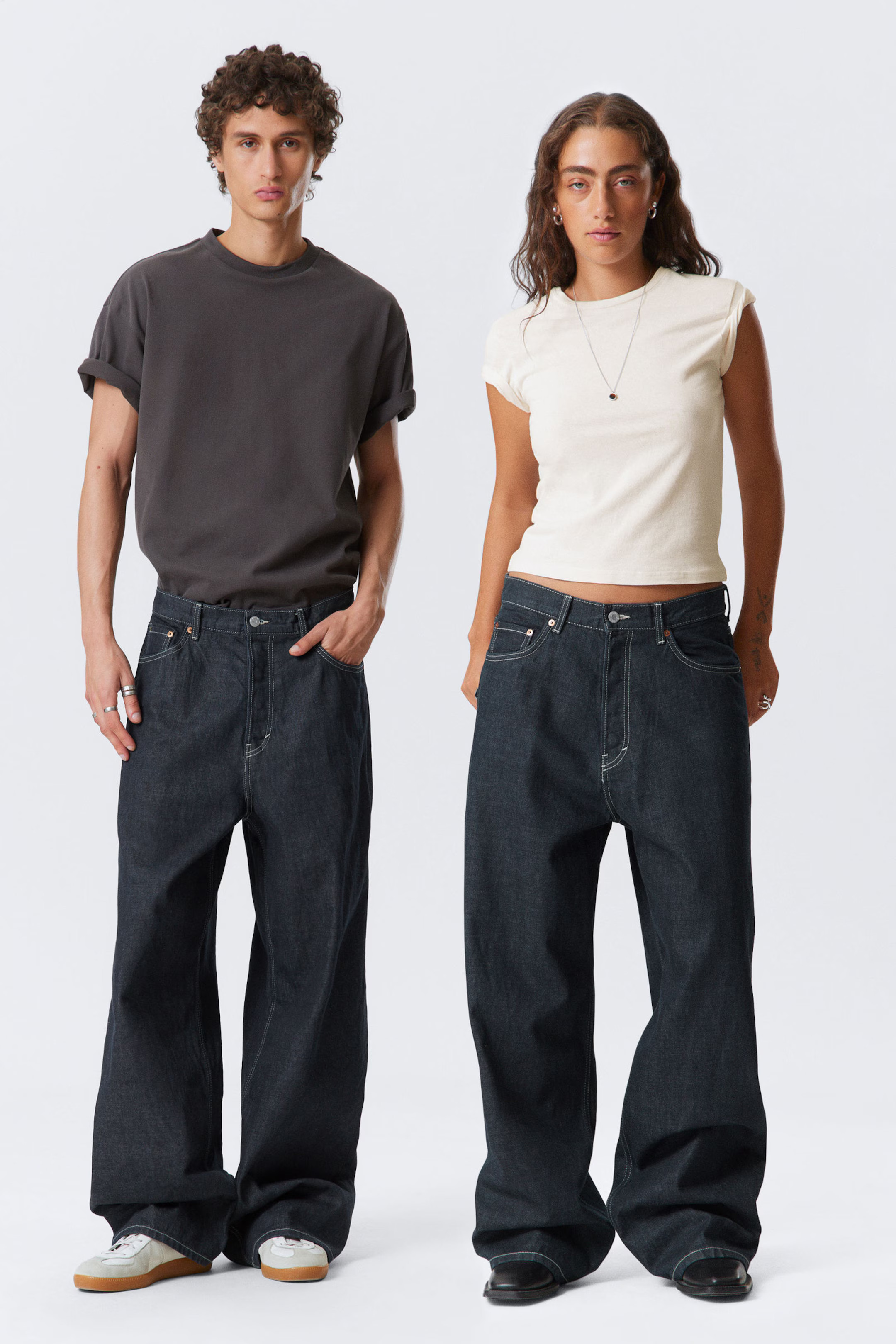 Astro Loose Baggy Leg Jeans | Weekday