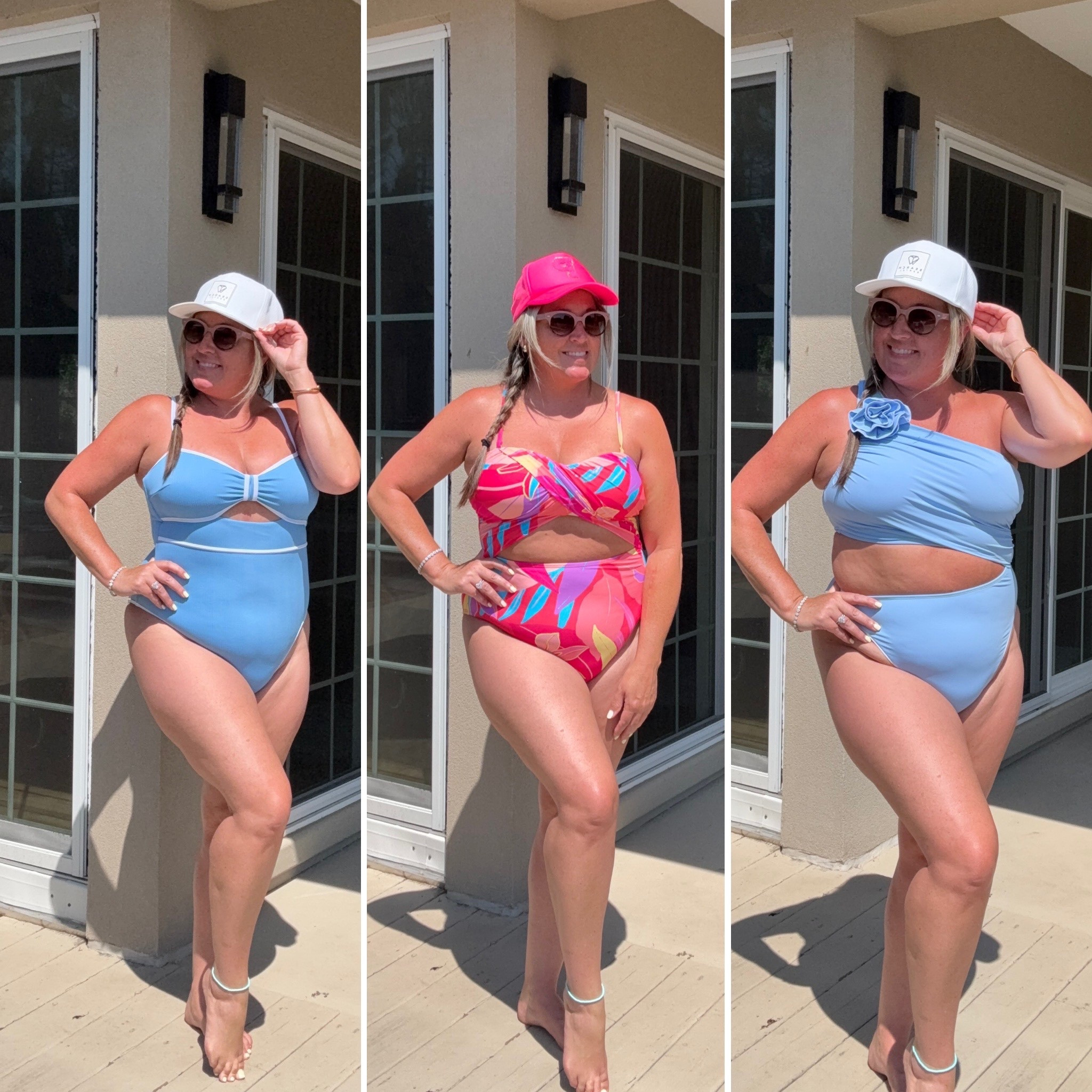 Check out the 3 new one piece swimsuit arrivals from Cupshe👙

Loving the multi colors and the Cornflower blue🩵

#LTKSwim #LTKMidsize #LTKOver40