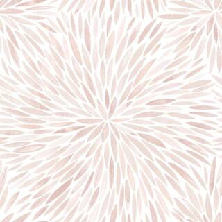 Cat Coquillette Burst Pink Vinyl Peel and Stick Matte Wallpaper 30.75 sq. ft. | The Home Depot