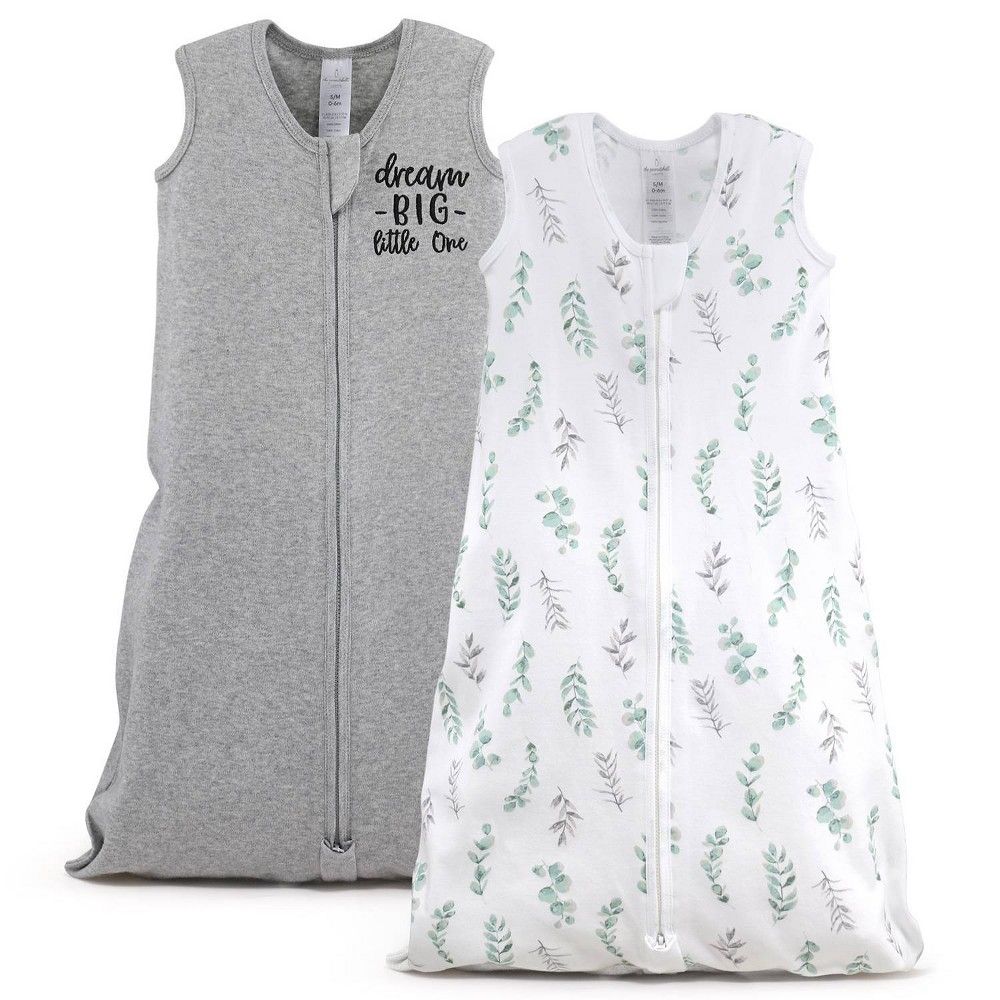 The Peanutshell Baby Sleep Bag, Swaddle Wrap, Sack, Dream Big/Floral Leaves - M/L 2pk | Target