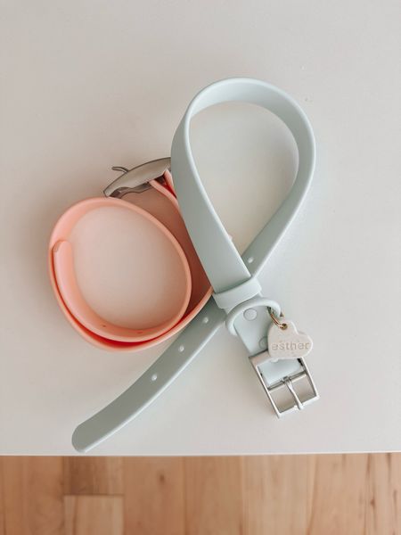 Love a good spring and summer (washable- wipeable) dog collar.

🤍 plus the stone name tag. 🏷️ 

Pets, dog, simplicity, puppy, id tag

#LTKfindsunder50 #LTKhome