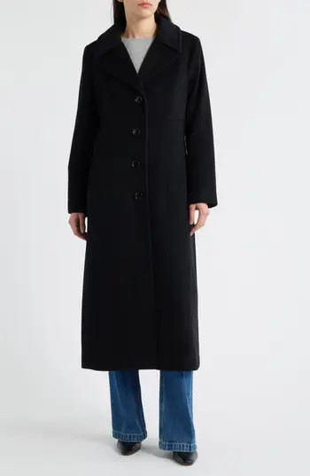 Wool Blend Longline Coat | Nordstrom