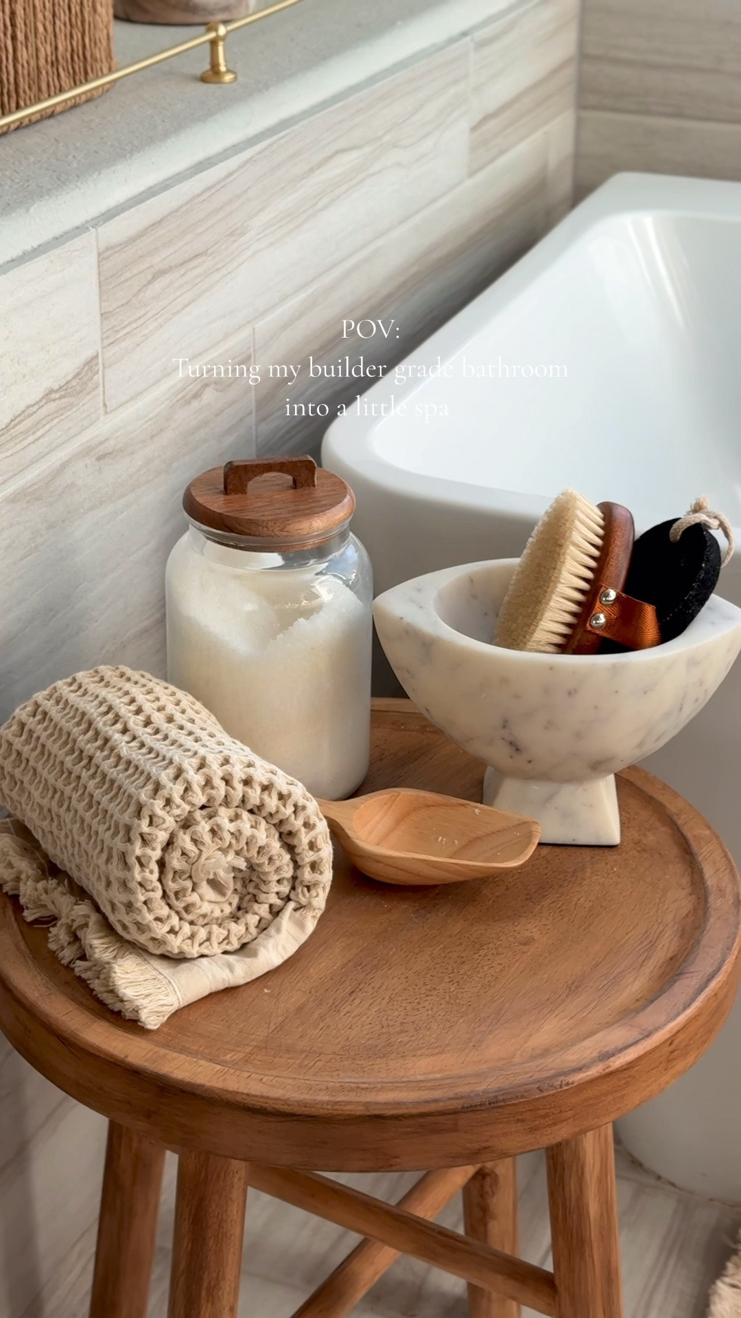 Rejuvenation is proof you do not have to change everything to change everything about a space. 🤎

For this bathroom refresh, I focused on swapping the builder-grade finishes that had the biggest impact: hardware, lighting and gallery railing and it completely transforming the feel of the room without a full renovation! 

I’ve used Rejuvenation pieces throughout my home. 1st in my kitchen, then living room and now this bathroom because I truly believe in investing in details that can grow with your home. Pieces meant to last, age beautifully and bring that cozy, soft but elevated feeling to any space, no matter what phase your home is currently in.

#LTKSeasonal #LTKHome #LTKstorytime