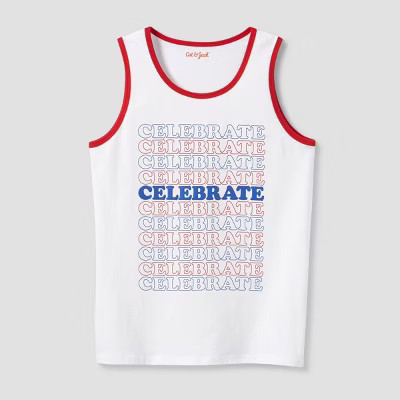 Boys' Graphic Tank Top - Cat & Jack™ White | Target
