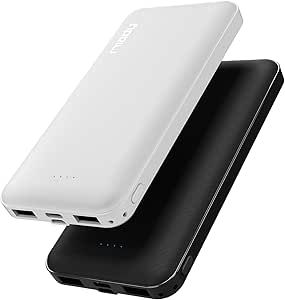 Miady 2-Pack 10000mAh Dual USB Portable Charger, USB-C Fast Charging Power Bank, Backup Charger f... | Amazon (US)