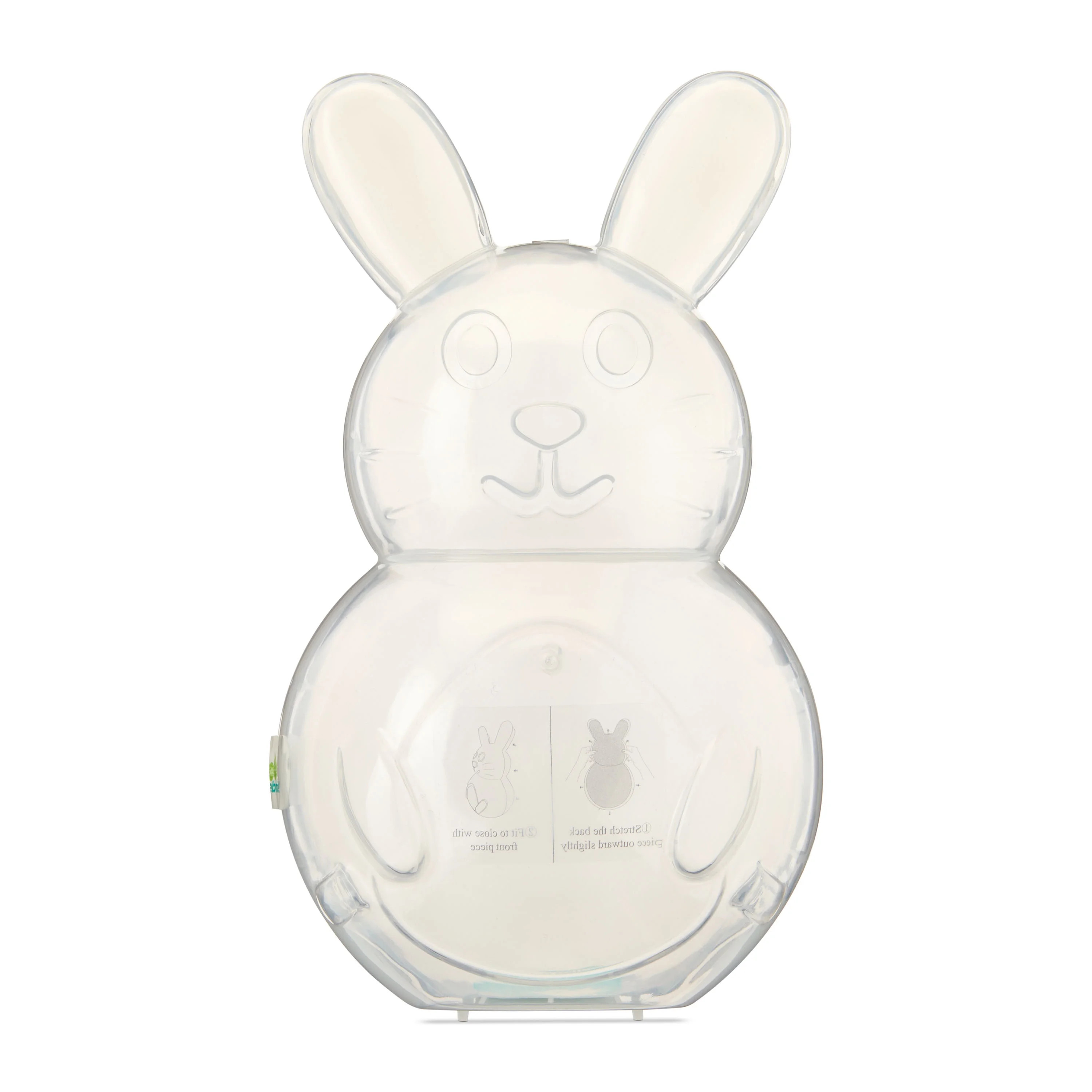 Plastic Bunny Container, Clear, 10.25", Easter by Way To Celebrate | Walmart (US)