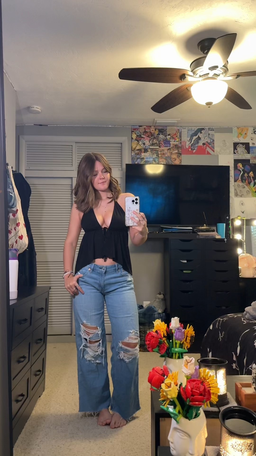 7/6/25
Top: Small 
Jeans: 0 Regular

#LTKStyleTip