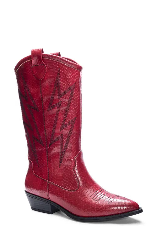 Dirty Laundry Josea Cowboy Boot in Red at Nordstrom, Size 9.5 | Nordstrom