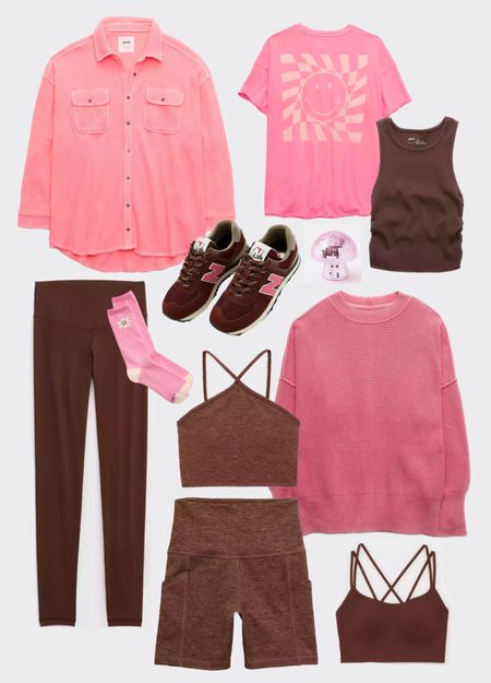 Pink and brown color combo outfits 💕🤎

#LTKstyletip #LTKfit #LTKunder50