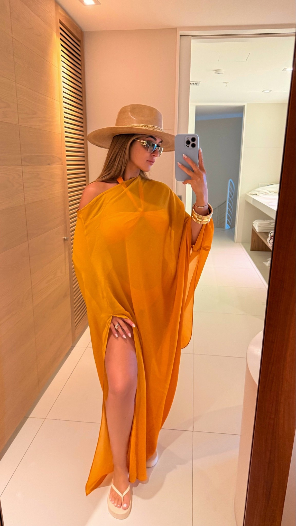 Beach OOTD 🌴 wearing a size medium in the bikini top and small in the bottom, cover up in XS. The flip flops are SO COMFY and perfect for the beach or everyday.

#LTKPetite #LTKSwim #LTKTravel
