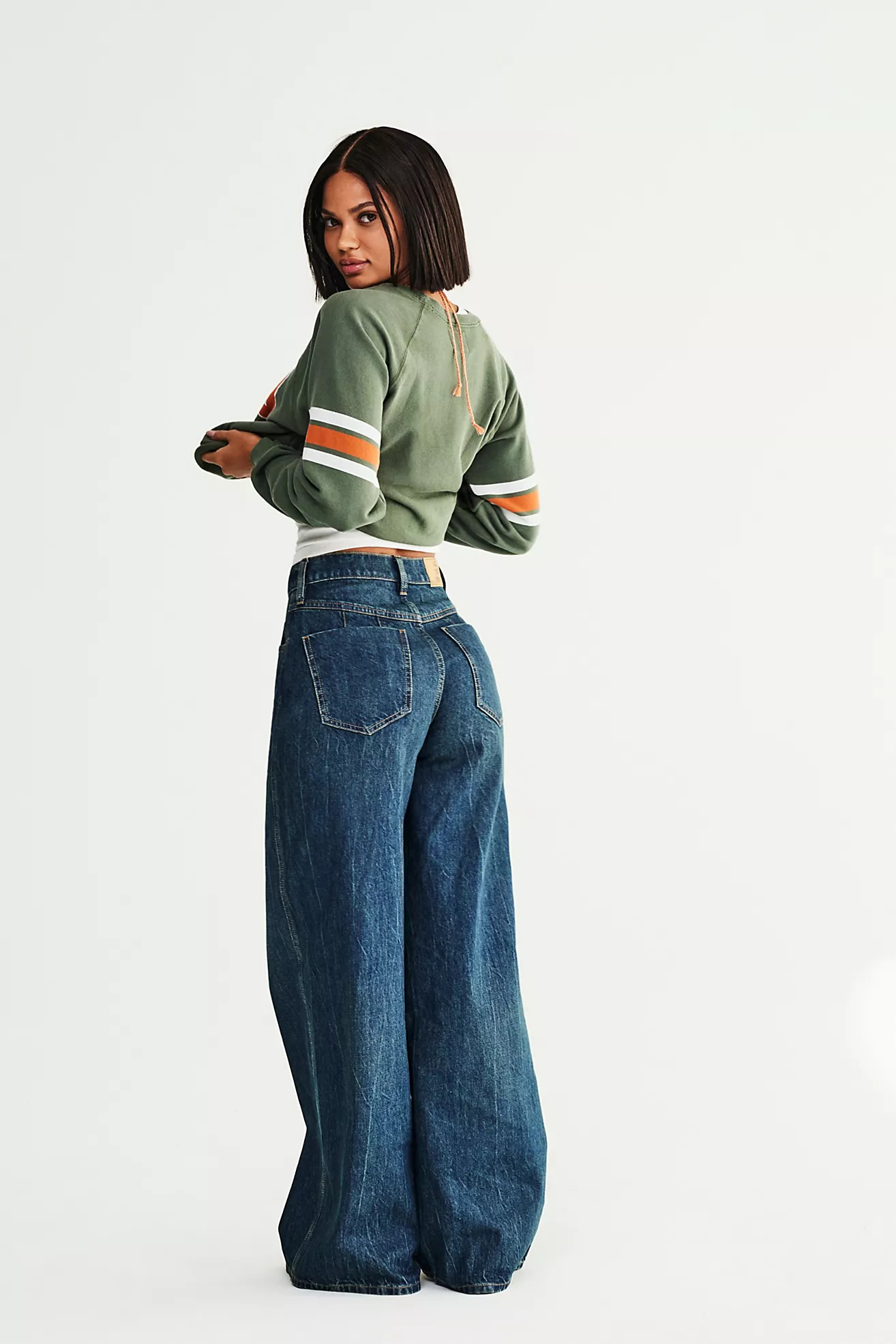 CRVY Gia Wide-Leg Jeans | Free People (Global - UK&FR Excluded)