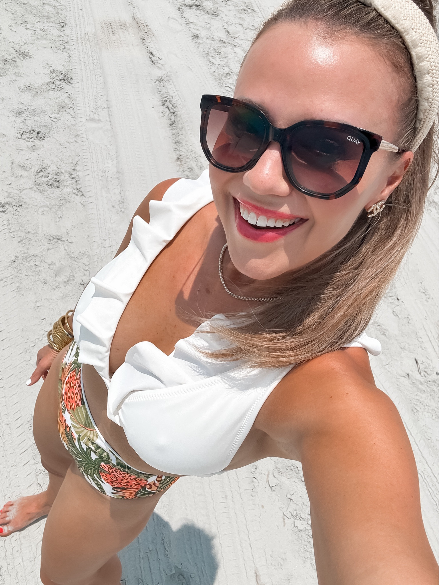 This top is on sale for under-$20. I am wearing a small.

#LTKFindsUnder50 #LTKSwim #LTKSaleAlert