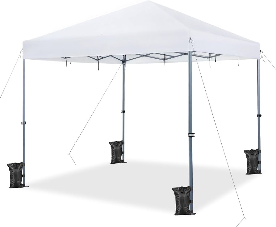 Yaheetech 12x12 Pop Up Canopy Easy Set-up Tent, Portable Outdoor Canopy Instant Tent, Commercial ... | Amazon (US)