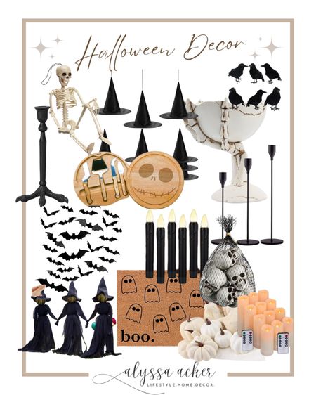 My favorite subtle yet festive Halloween 🎃 Decorations!!!! 

#halloween #skeletons #pumpkins #witches #floatingcandles #remotecandles #halloweencharcuterie #candybowl #crows #batdecor

#LTKSeasonal #LTKHoliday #LTKHalloween
