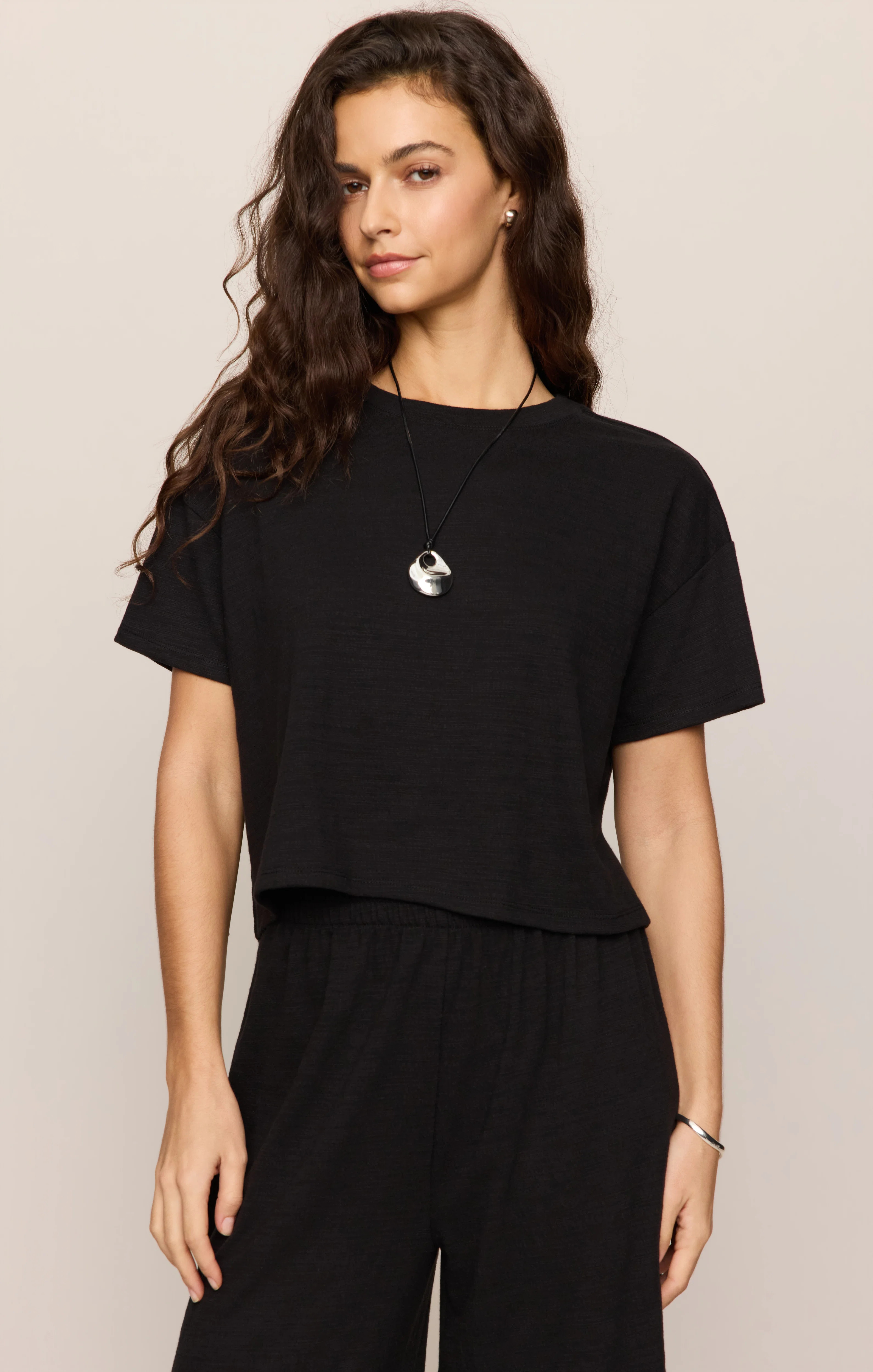 Sway Textured Cropped Tee | Z Supply