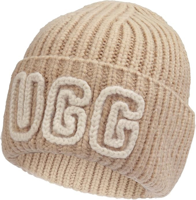 UGG Womens Chunky Crafted Rib Beanie | Amazon (US)