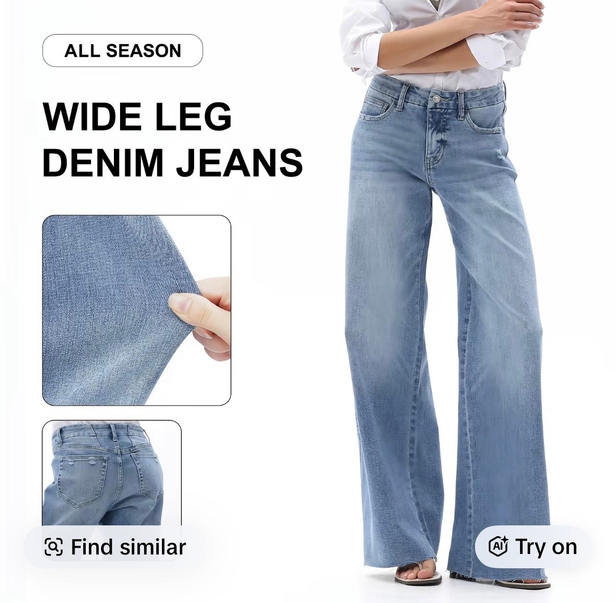 #widelegjean #stretchjeans #trendy #ontrendjeans #momstyle