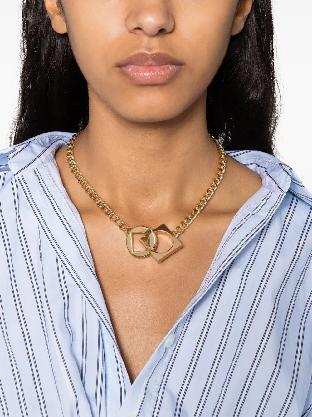 Jacquemus Le Collier Rond Carré Choker Necklace - Farfetch | Farfetch Global
