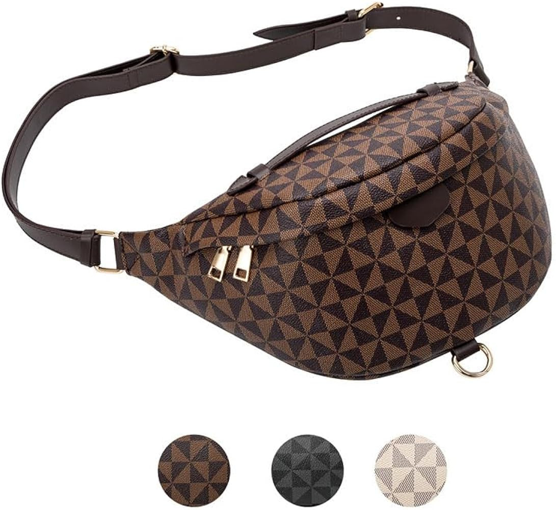 Versatile Women's Designer Fanny Pack - Sling Bag for On-the-Go Style & Travel - Perfect as Cross... | Amazon (US)