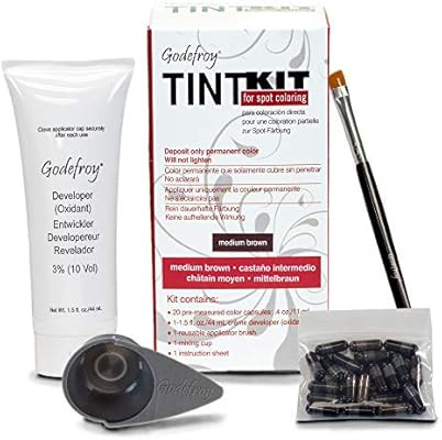 Godefroy Professional Hair Color Tint Kit, Medium Brown, 20 Applications | Amazon (US)