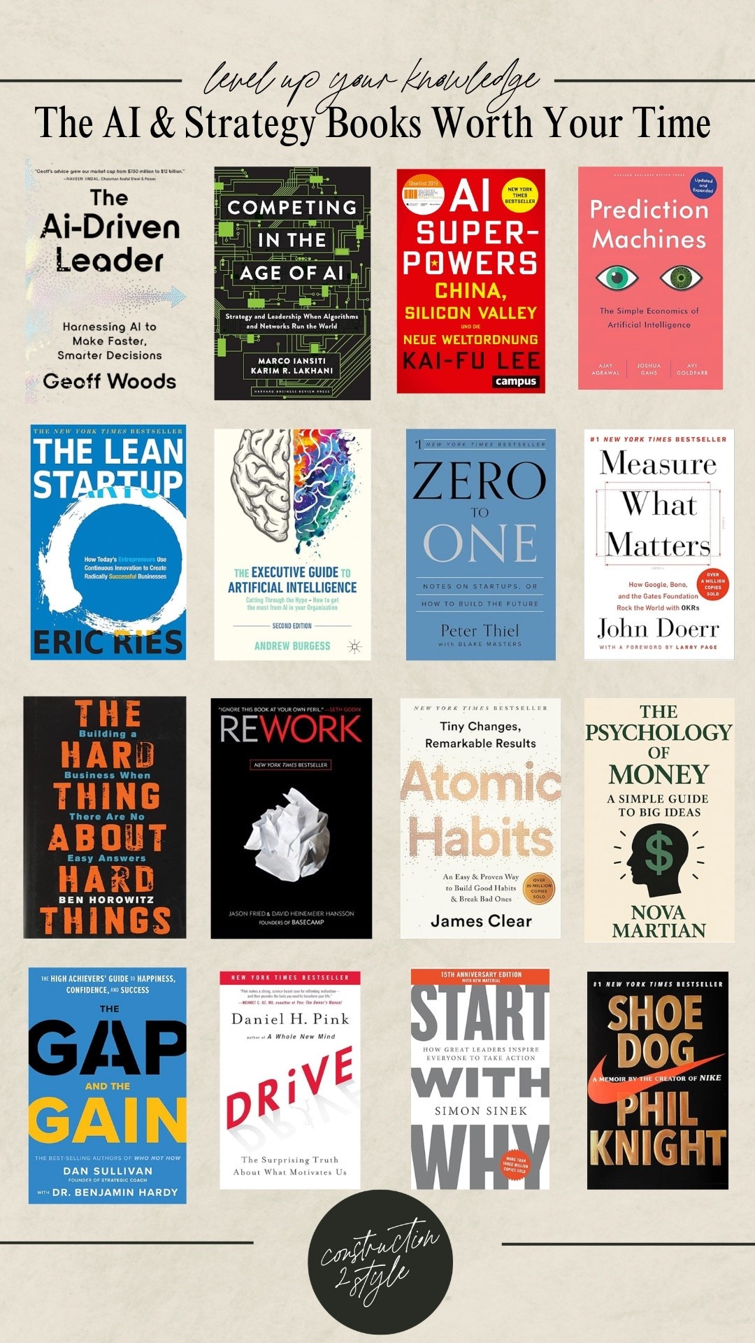Strategy, Leadership & AI Books Worth Your Time! 