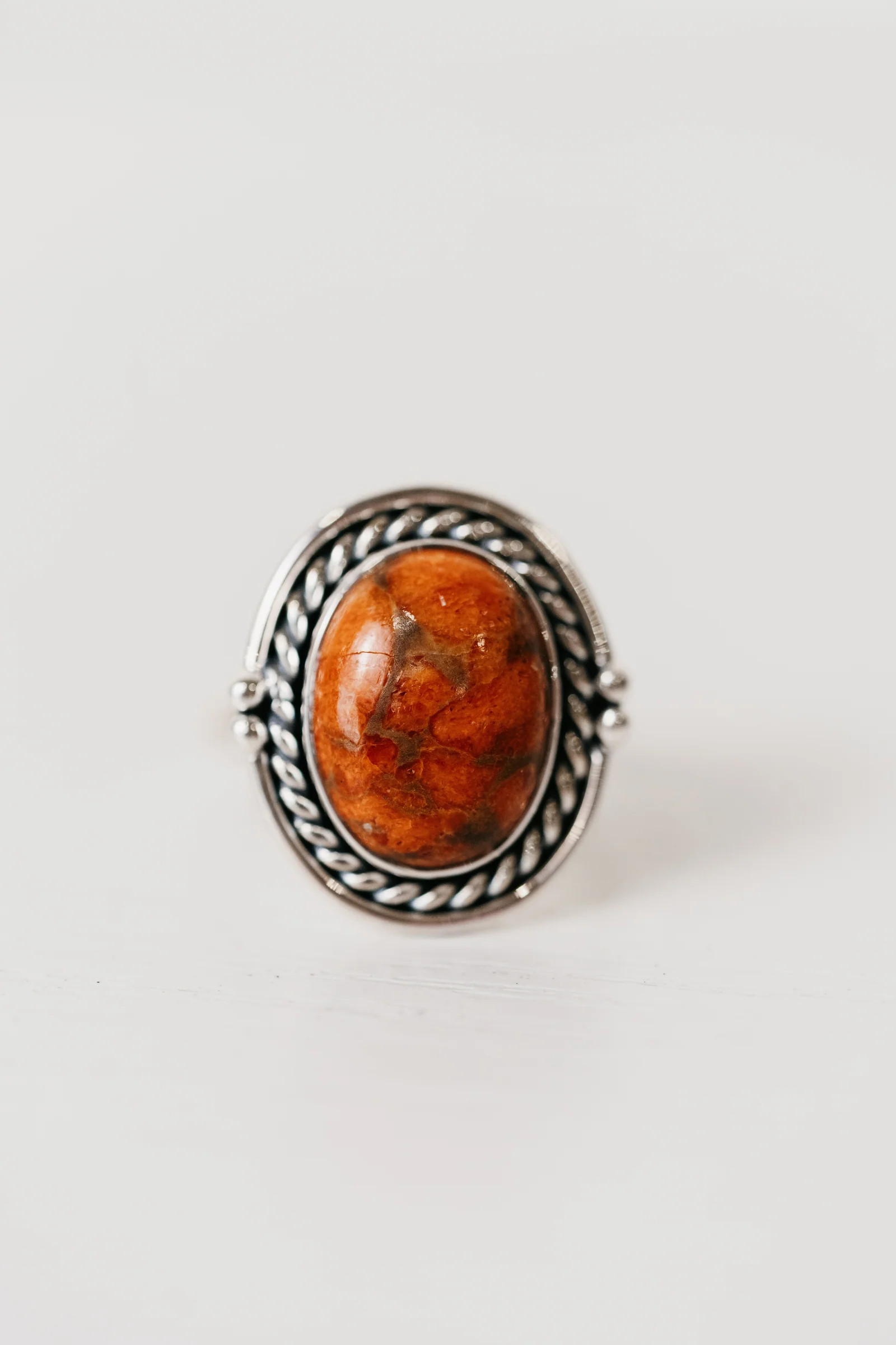 Elani Ring | Sponge Coral | Goldie Lew Jewelry, LLC
