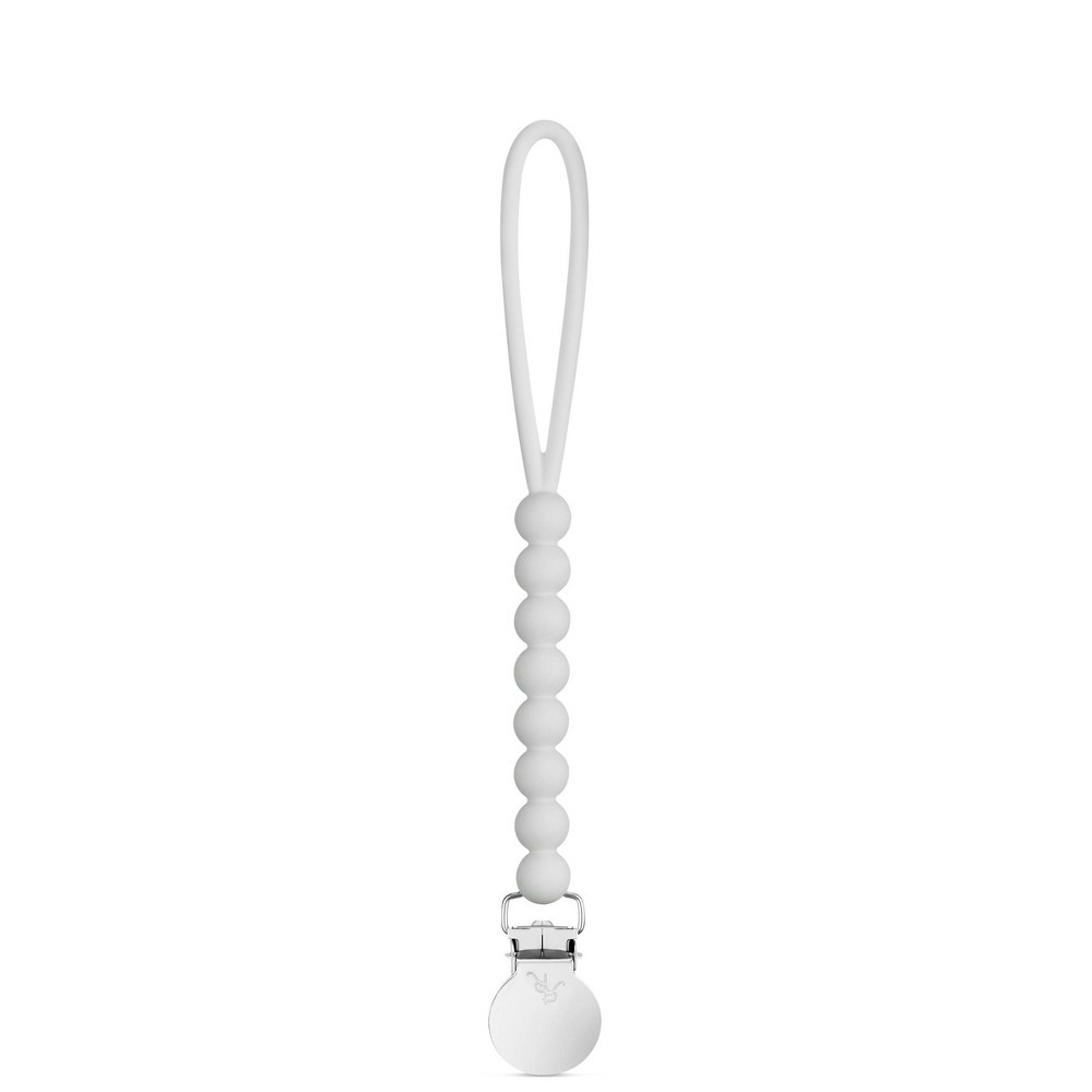 Ryan & Rose Silicon Pacifier Clip - Gray | Target