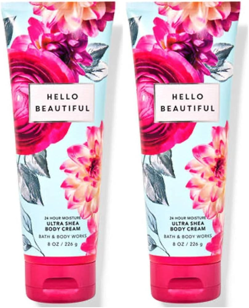 Bath & Body Works Hello Beautiful Ultimate Hydration Body Cream Gift Set For Women, 8 Fl Oz (Pack... | Amazon (US)