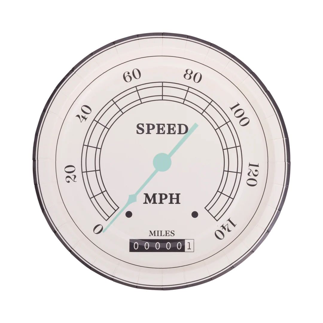 Miles per Hour - Speedometer Plate | My Mind's Eye