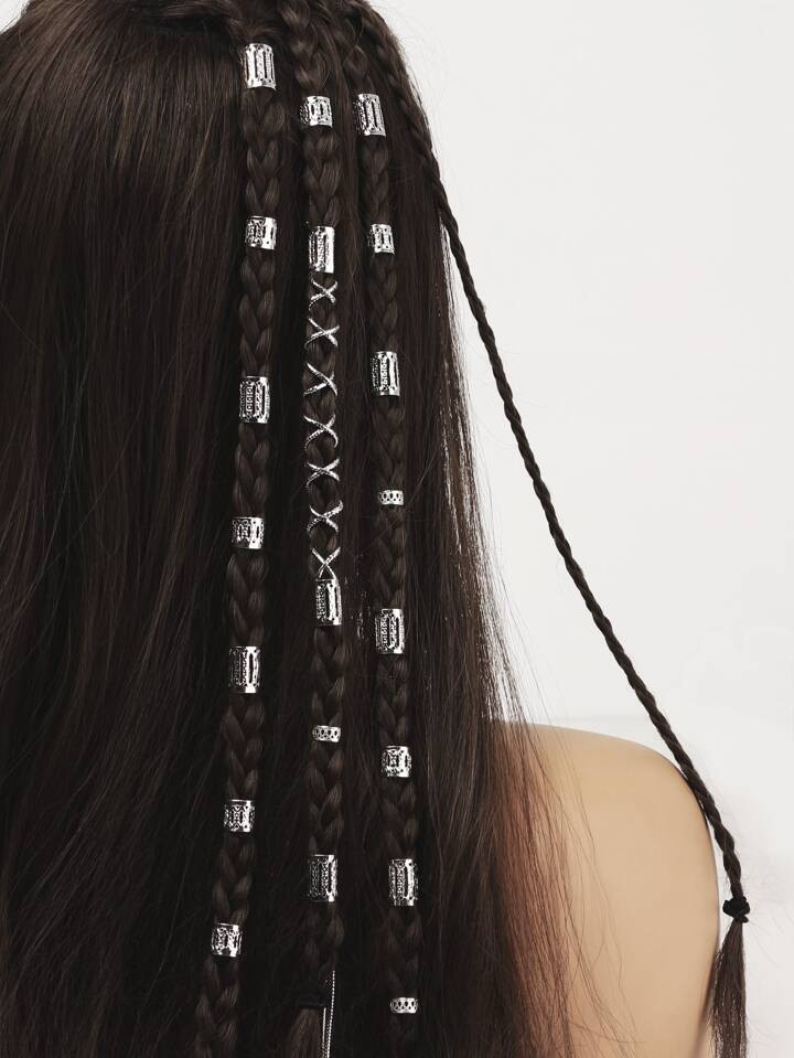 31pcs Golden Dirty Braiding & Braided Gold Thread Set | SHEIN