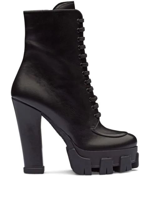 lace-up booties | Farfetch (UK)
