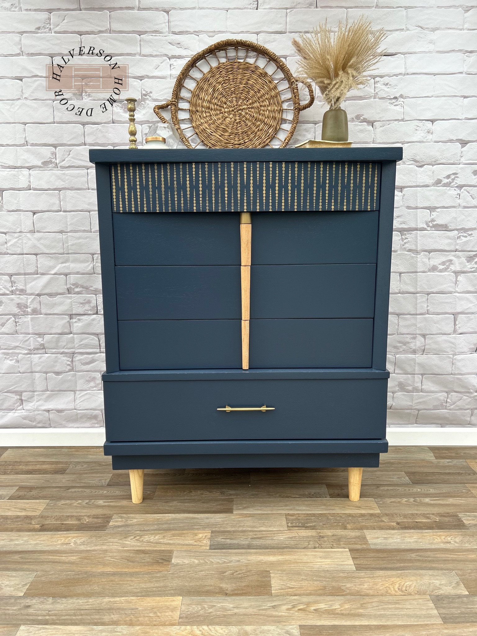 This beautiful MCM piece was previously a gross blonde and STINKY dresser. It smelled like smoke but I knew it had such great potential. Here’s all the products I used to flip it! The only product I couldn’t link is the paint which is the color inkwell in the wise owl one hour enamel paint  

#LTKFind #LTKhome