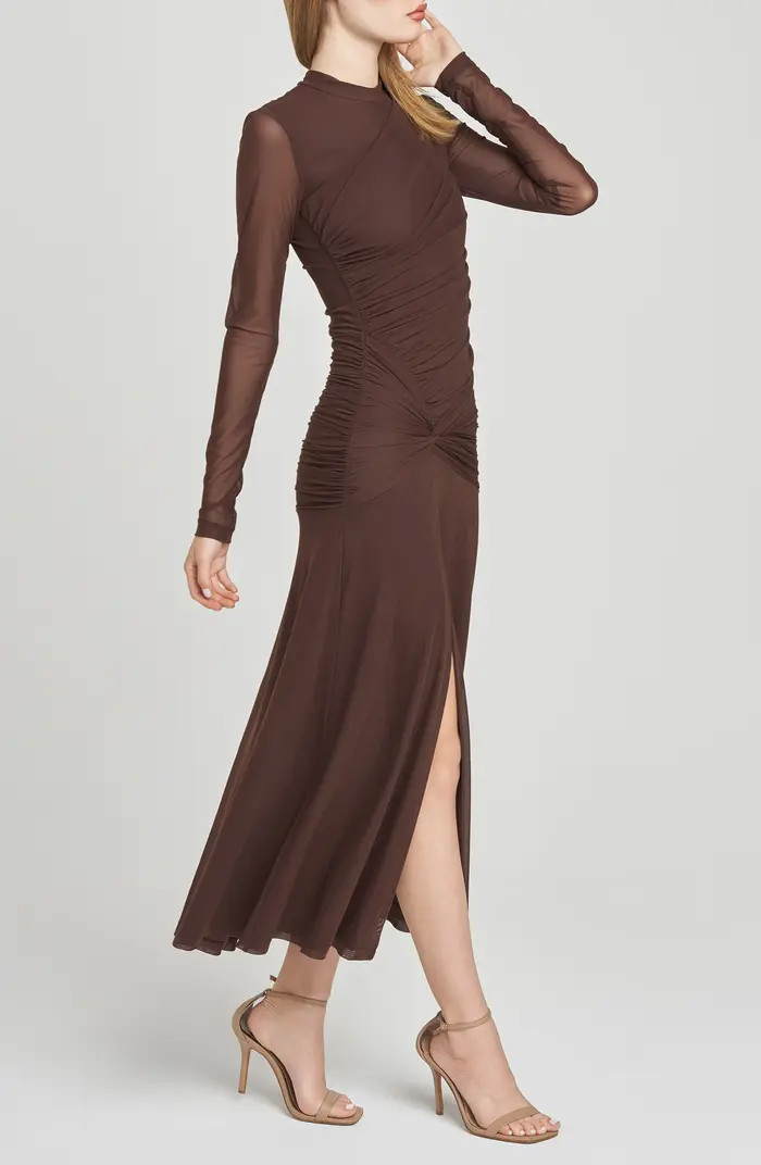 Selene Ruched Long Sleeve Dress | Nordstrom