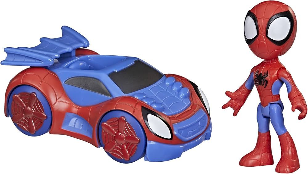 Spidey and His Amazing Friends Marvel Spidey Action Figure and Web-Crawler Vehicle, for Kids Ages... | Amazon (US)