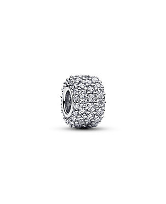 Cubic Zirconia Pave Triple-Row Charm | Macy's