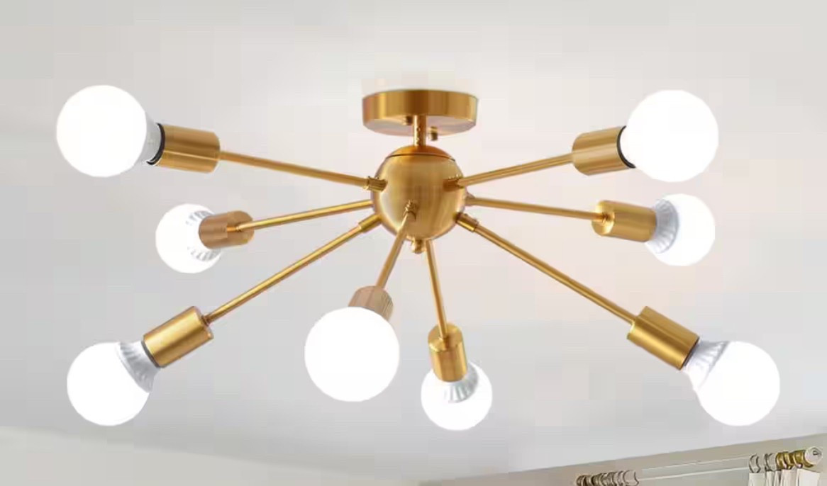 Sputnik gold lighting. Affordable lighting. Girls room lighting. Bedroom Lighting. 

#LTKFindsUnder100 #LTKHome