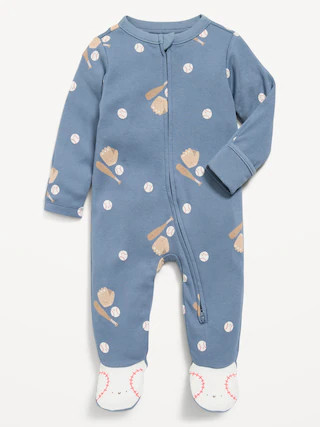 2-Way-Zip Sleep & Play Footed One-Piece for Baby | Old Navy (CA)