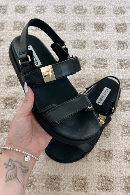 The cutest Steve Madden sandals that are perfect for summer outfits! 

Black sandals. Sandals. Summer outfit. Spring outfit. Shows. Woman’s sandal 

#LTKfindsunder100 #LTKshoecrush #LTKstyletip