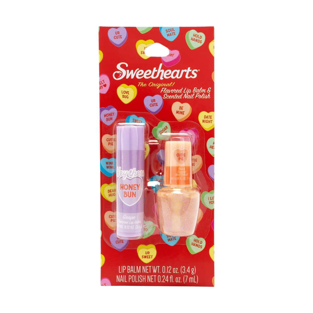 Sweethearts Lip Balm + Nail Polish Honey Bun | Target