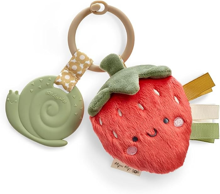 Itzy Ritzy Infant Toy & Teether - Itzy Pal Baby Teething Toy Includes Lovey, Crinkle Sound, Textu... | Amazon (US)