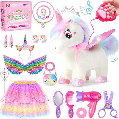 Unicorn Toys for Girls Age 4-6 Unicorns Gifts, Walking Talking Singing | Amazon (US)