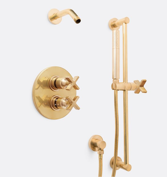 West Slope Thermostatic Shower Set with Handshower | Rejuvenation